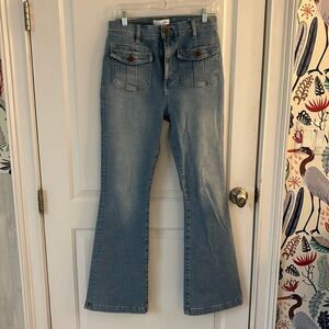 Loft Slim Flare Jeans. Faded blue size 29 NWT